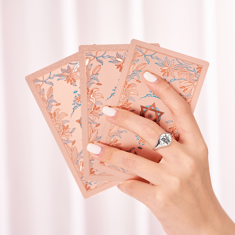 Purplehecate Taurus Zodiac Sterling Silver Ring