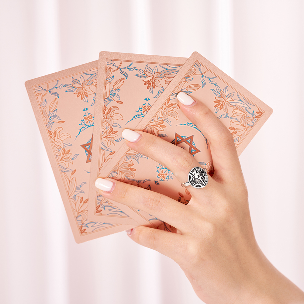 PurplehecateTorch of Light Sterling Silver Ring