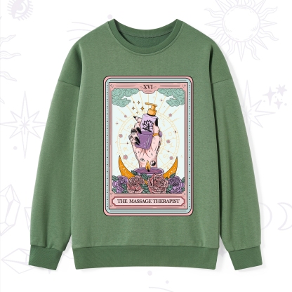 Purplehecate The Massage Therapist Tarot Card Sweatshirt