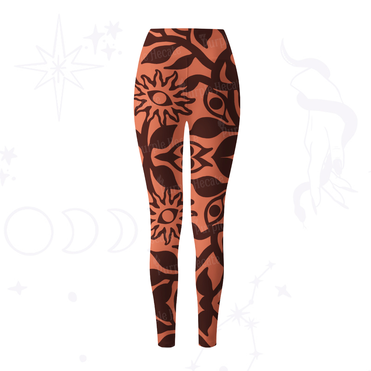 Purplehecate Witchy Sun Gaze Yoga Pants