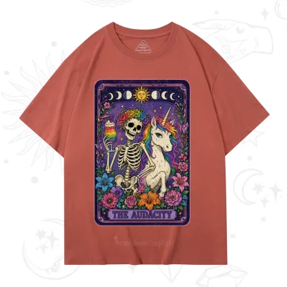 Purplehecate The Audacity Tarot Pride Rainbow T-Shirt
