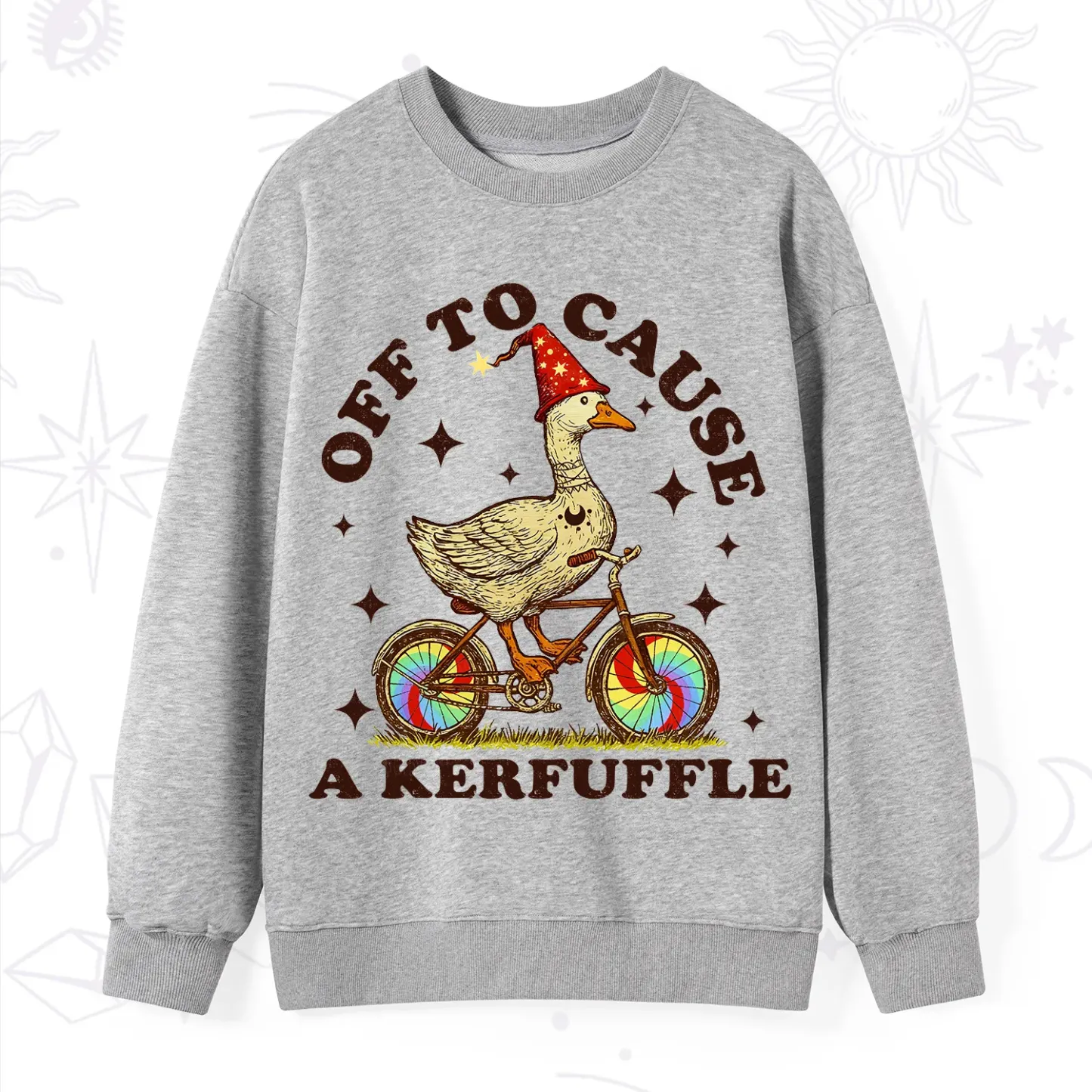 Purplehecate Off?to?Cause?a?Kerfuffle?Goose Sweatshirt