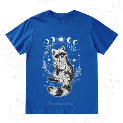 Purplehecate Lunar Magic Raccoon T-Shirt
