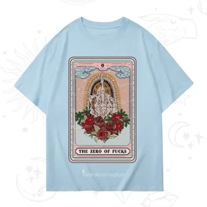 Purplehecate The Zero Of Fucks Tarot Christmas T-Shirt