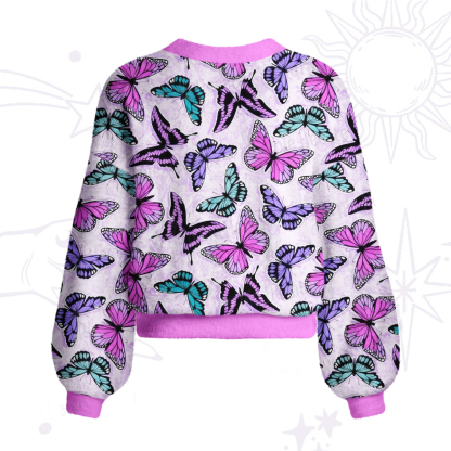 Purplehecate Whimsical Butterfly Cardigan Sweaters