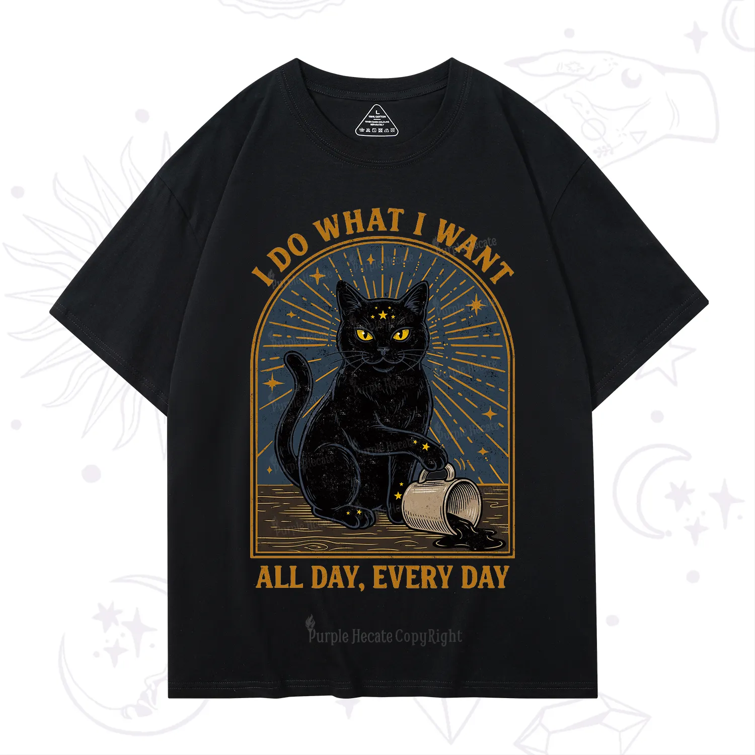 Purplehecate I Do What I What All Day T-Shirt