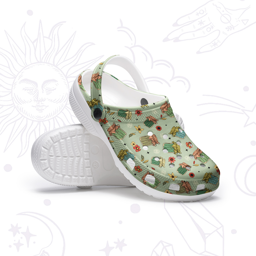 Purplehecate The Pickles Rubber Clogs