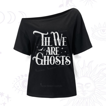 Purplehecate Til We Are Ghosts One Shoulder T-Shirt
