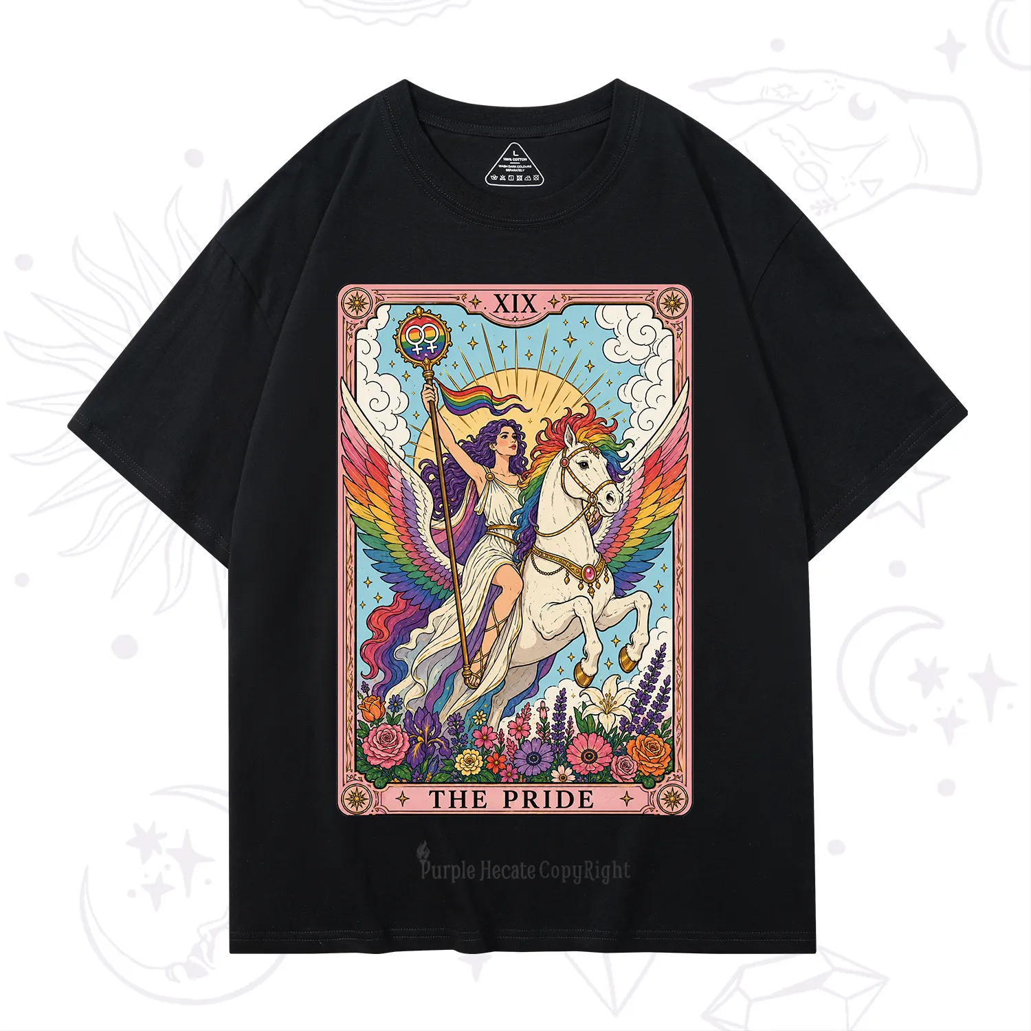 Purplehecate The Pride Tarot Card T-Shirt
