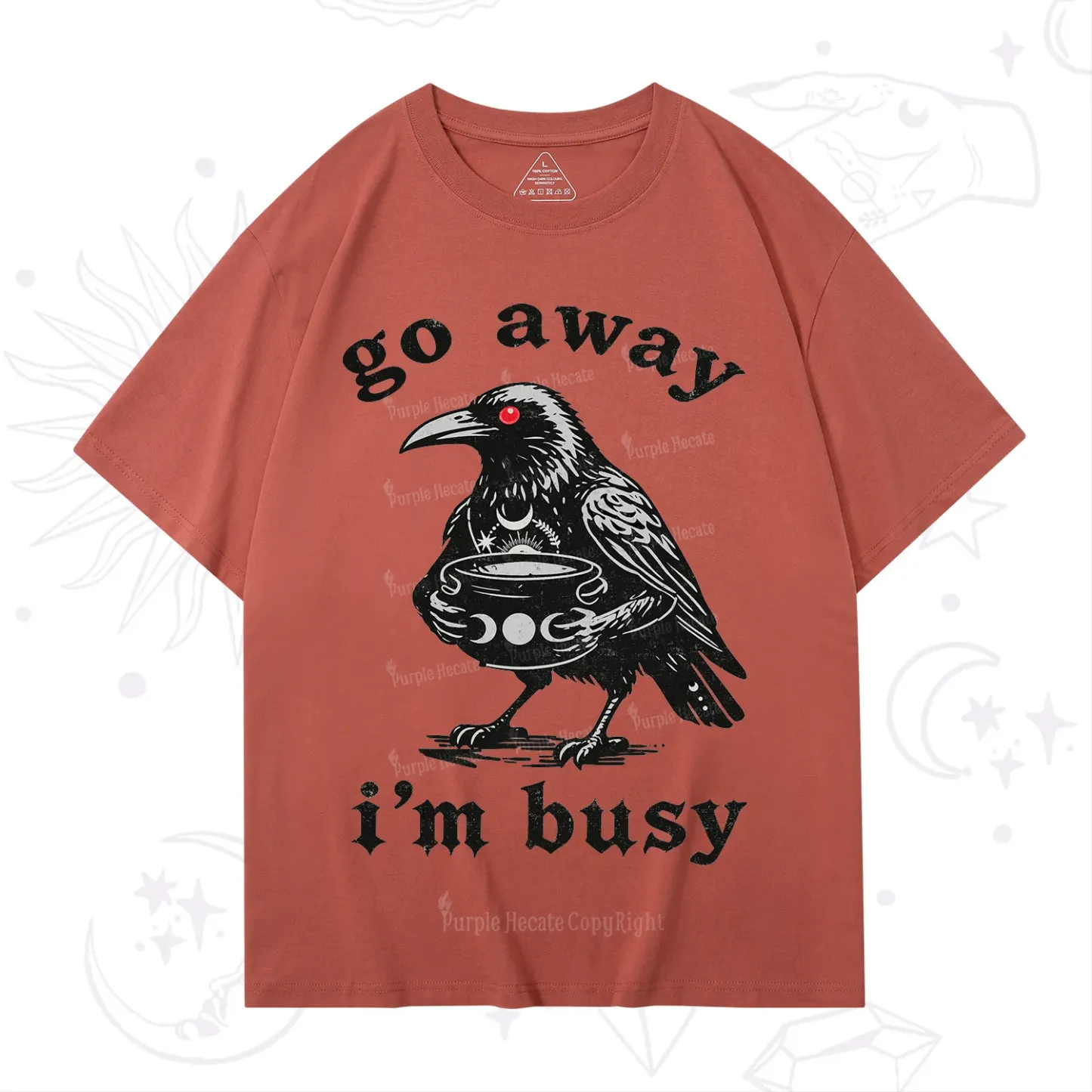 Purplehecate Go Away I'm Busy T-Shirt