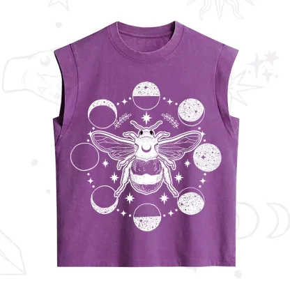 Purplehecate Moon Bee Vintage Washed Tank