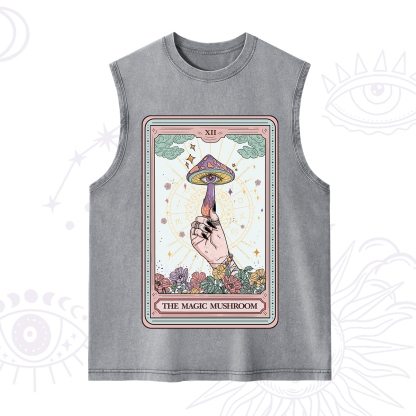 Purplehecate The Magic Murshroom Tarot Washed Tank