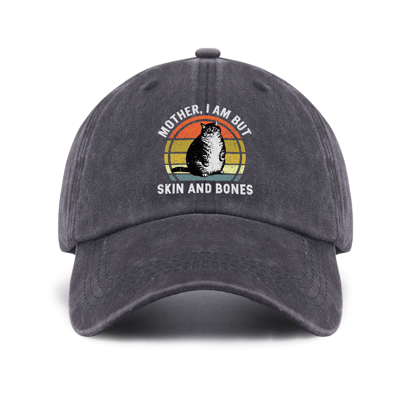 Purplehecate Mother I Am But Skin And Bones Funny Cat Baseball Cap
