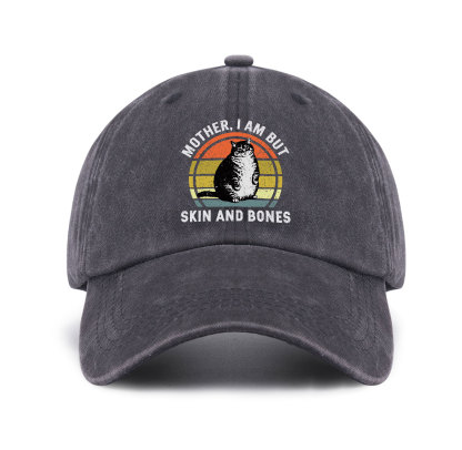 Purplehecate Mother I Am But Skin And Bones Funny Cat Baseball Cap