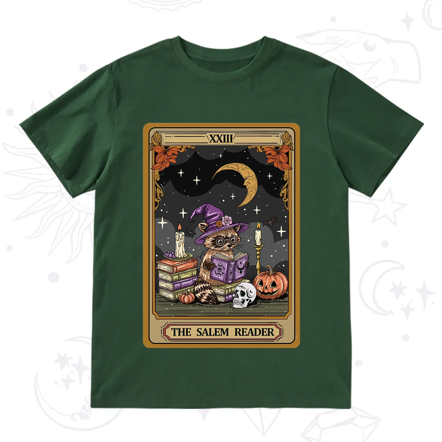 Purplehecate The Salem Reader Tarot T-Shirt