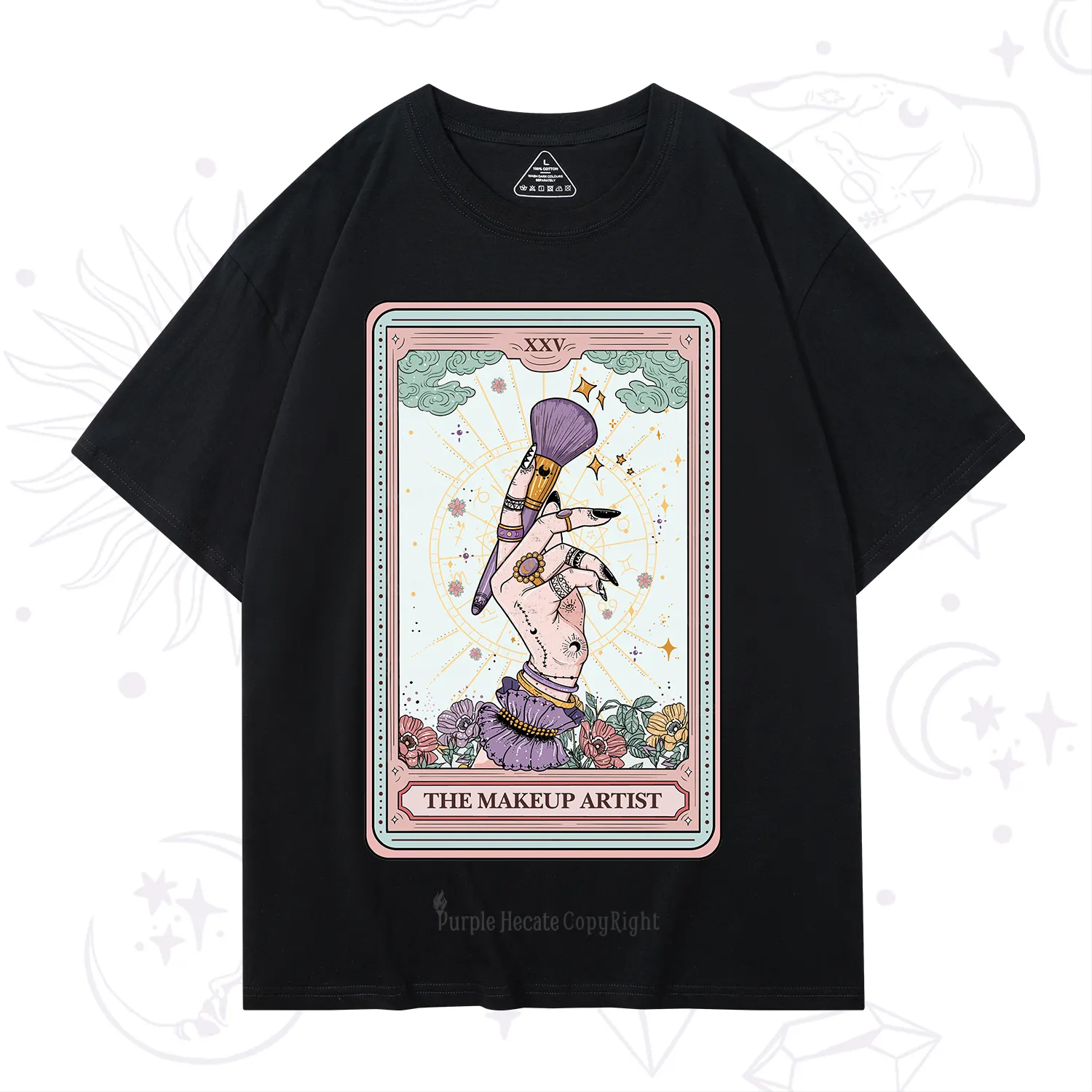 Purplehecate The Makeup Artist Tarot T-Shirt