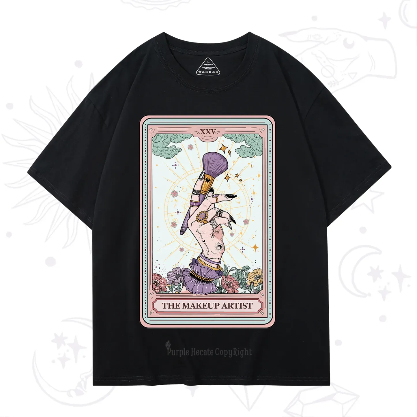 Purplehecate The Makeup Artist Tarot T-Shirt