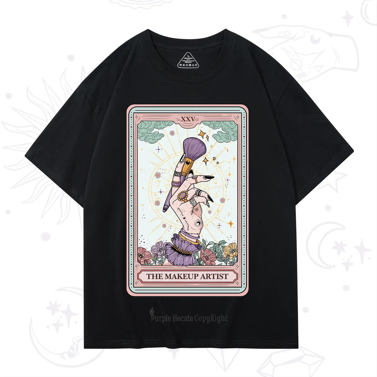 Purplehecate The Makeup Artist Tarot T-Shirt