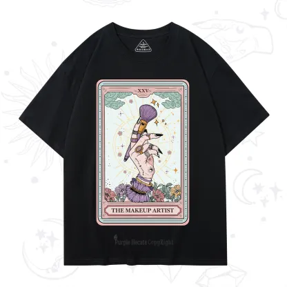 Purplehecate The Makeup Artist Tarot T-Shirt