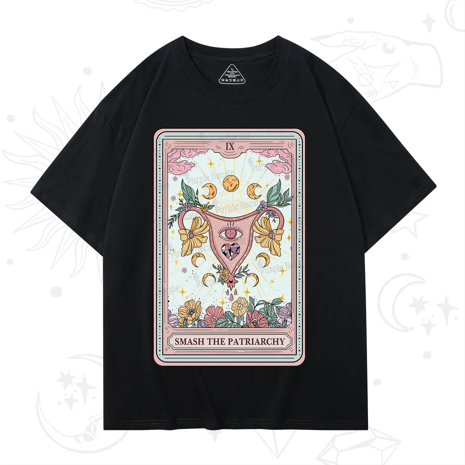 Purplehecate The Smash the Patriarchy Tarot T-Shirt