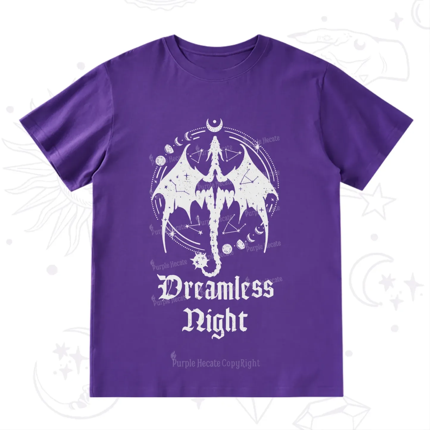 Purplehecate Dreamless Night Dragon T-Shirt