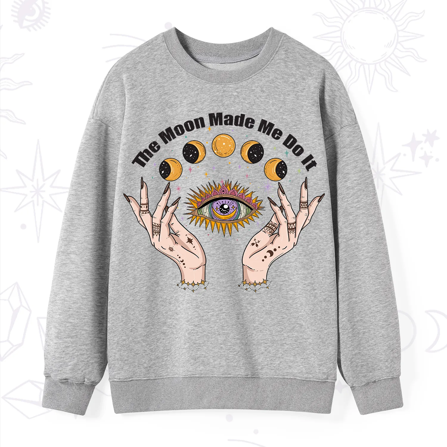 Purplehecate The Moon Made Me Do It Sweatshirt