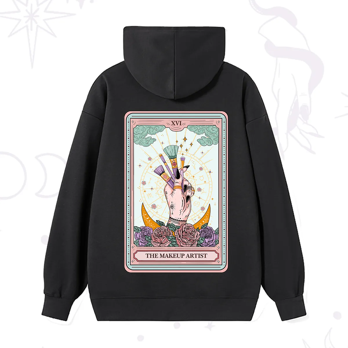 Purplehecate The Makeup Artist Life Tarot Hoodie