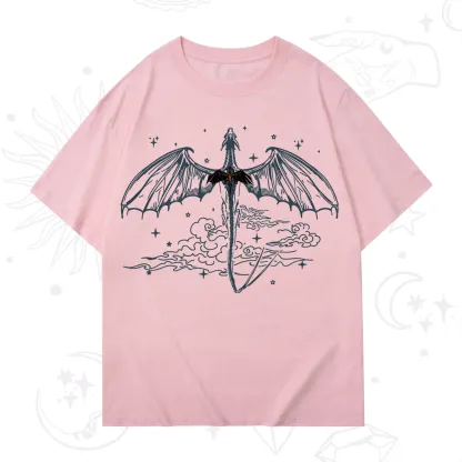 Purplehecate Dragon Rider Celestial Sword T-Shirt