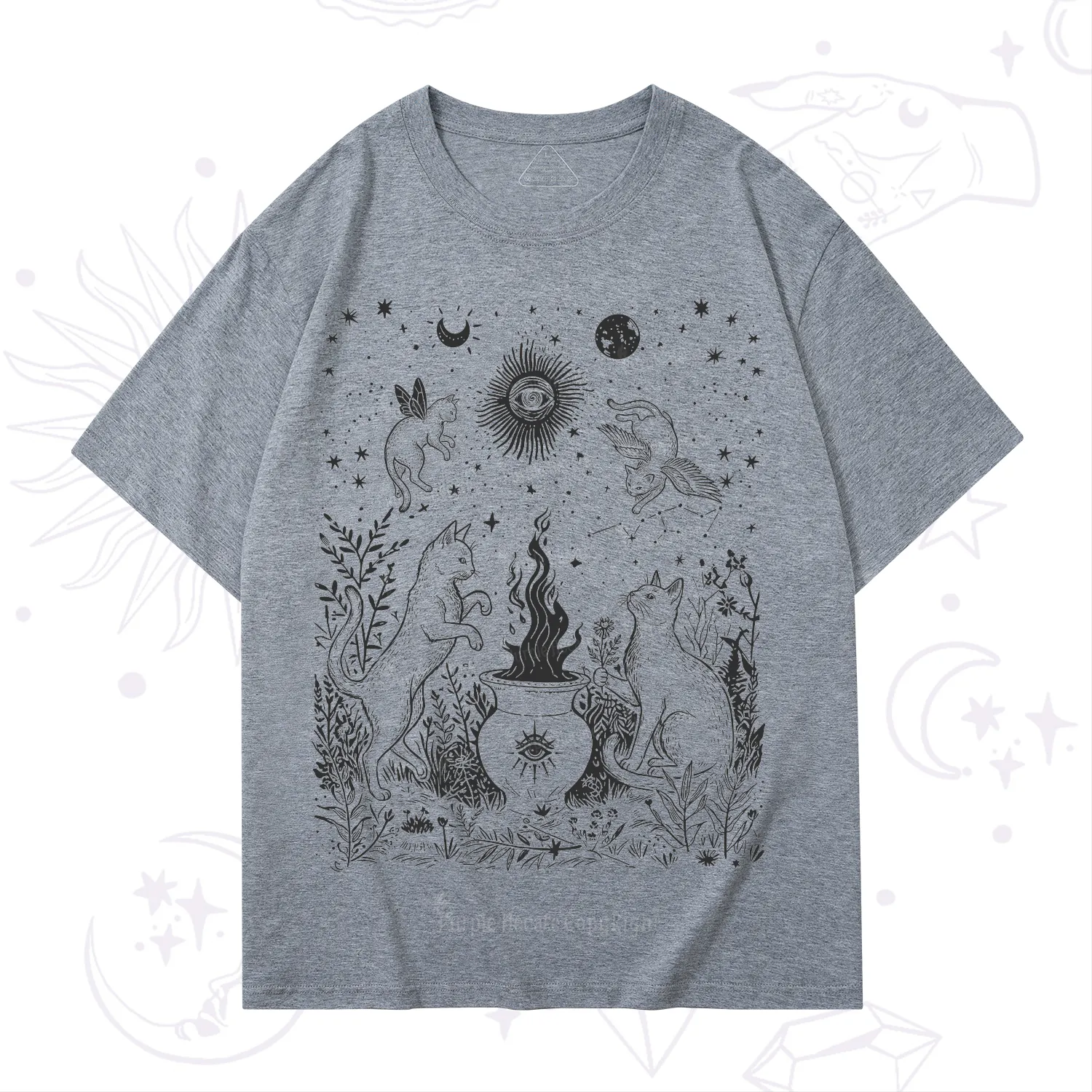 Purplehecate Midnight Meowgic Moon Ritual T-Shirt