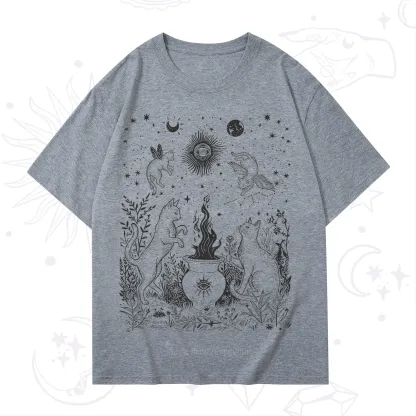 Purplehecate Midnight Meowgic Moon Ritual T-Shirt