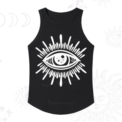 Purplehecate Evil Eye Ribbed Tank Top