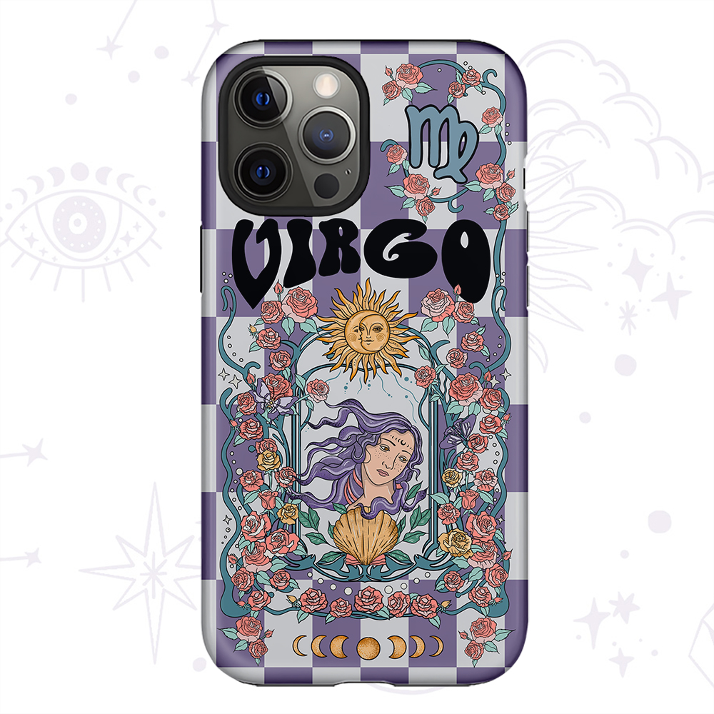 Purplehecate Virgo Spirit Zodiac Collage Phone Case