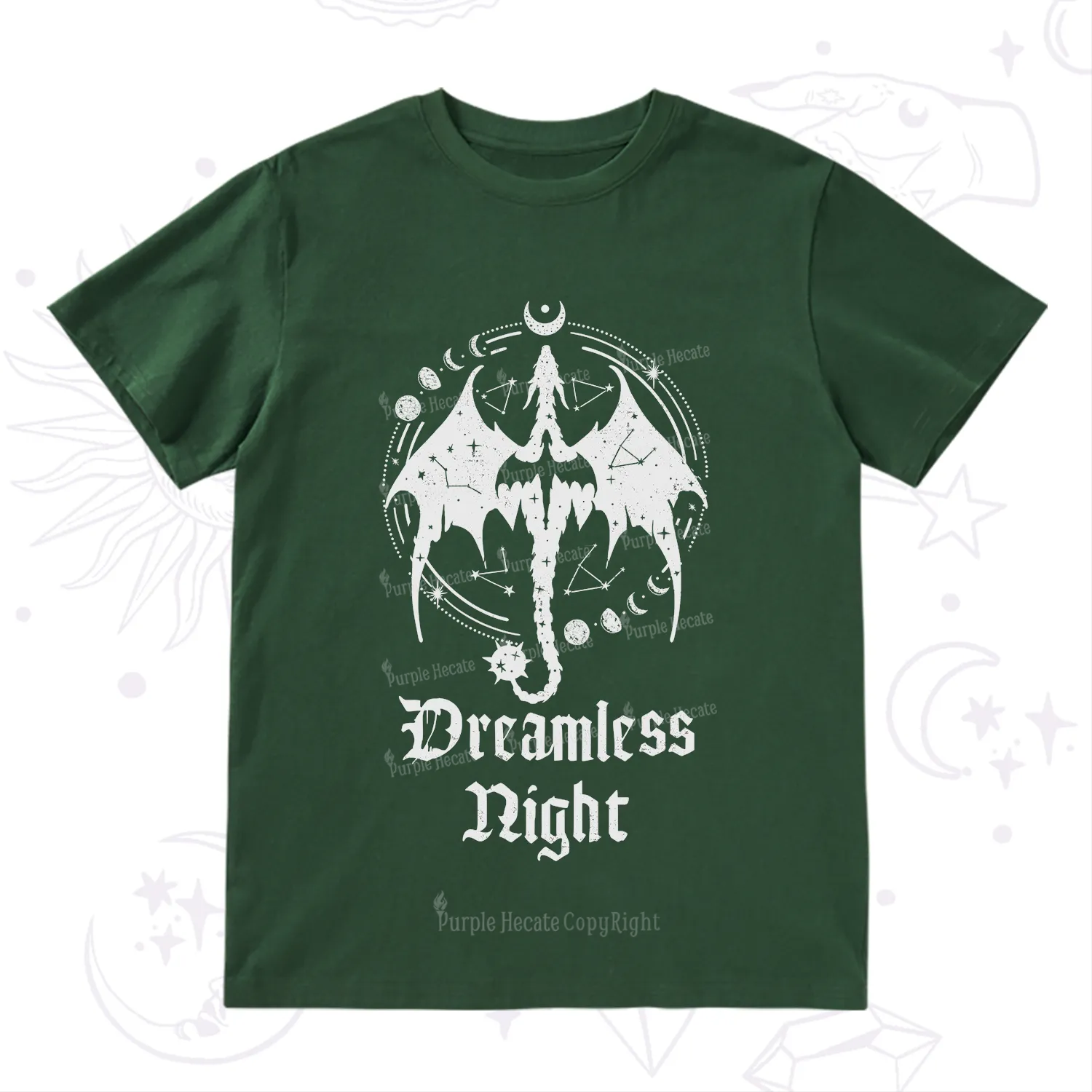 Purplehecate Dreamless Night Dragon T-Shirt