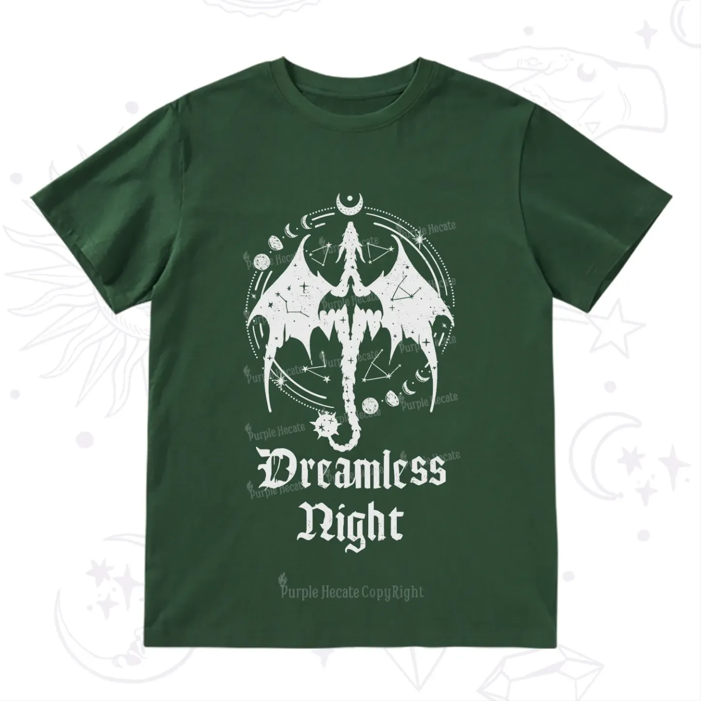 Purplehecate Dreamless Night Dragon T-Shirt