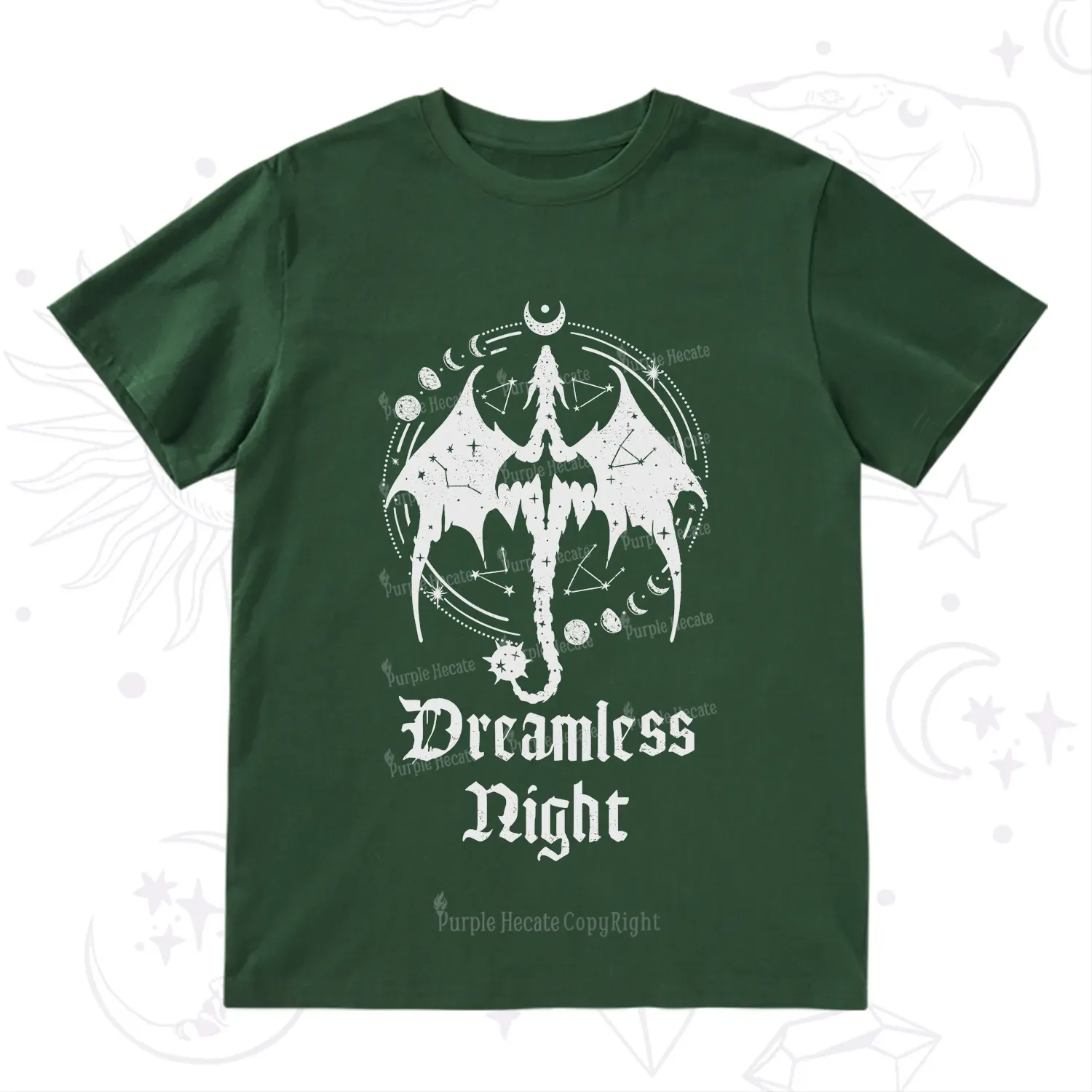 Purplehecate Dreamless Night Dragon T-Shirt