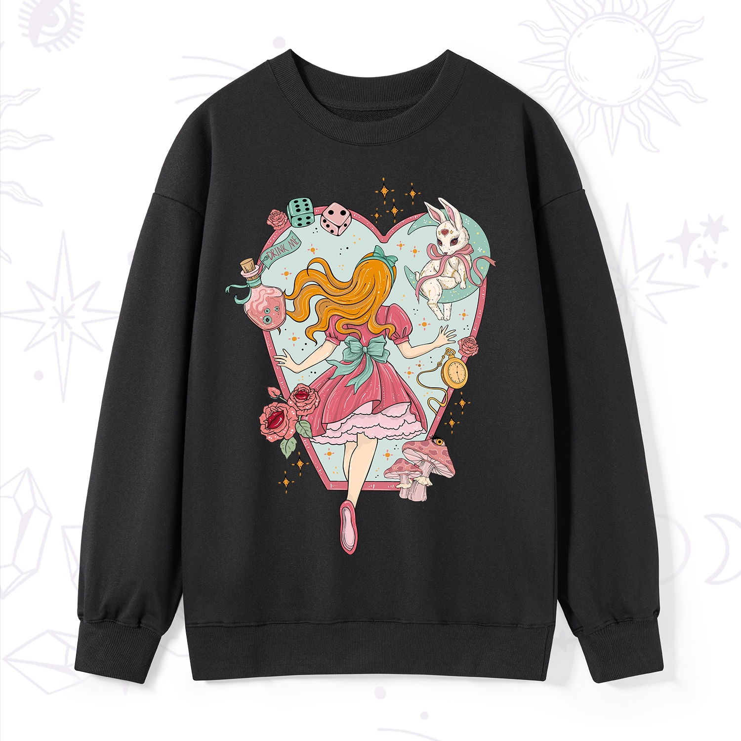 Purplehecate Alice's Secret Garden Sweatshirt