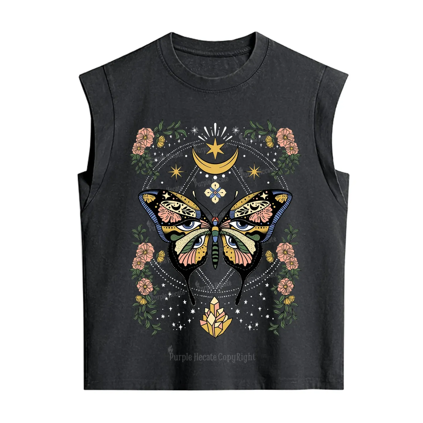 Purplehecate I Am Opening Vintage Washed Tank