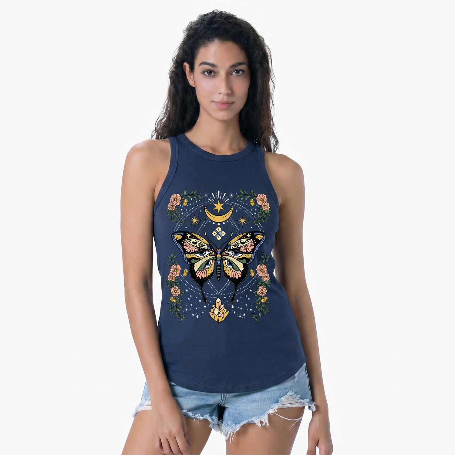 Purplehecate I Am Opening Ribbed Tank Top