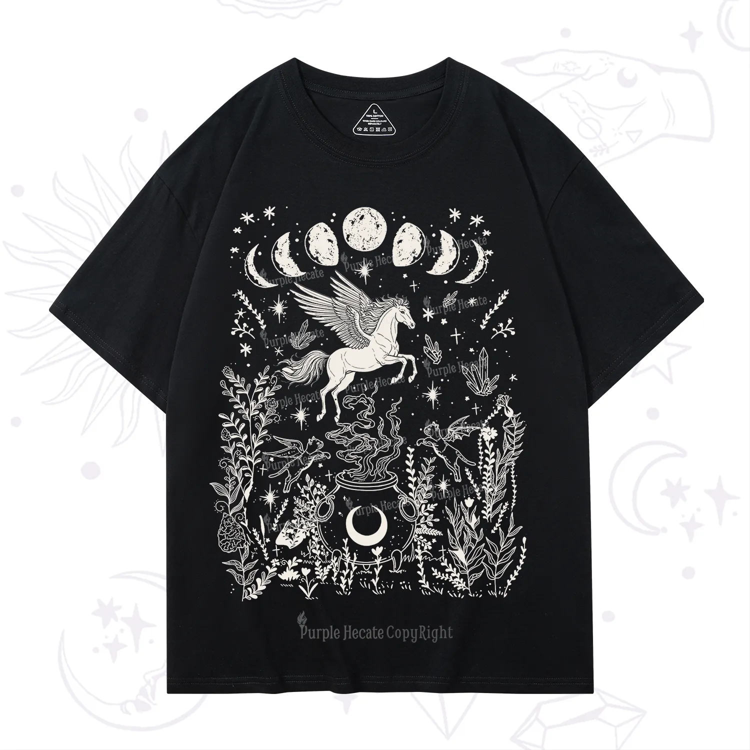 Purplehecate Celestial Pegasus T-Shirt