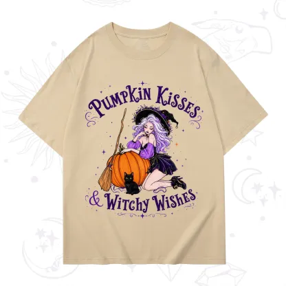Purplehecate Pumpkin Kisses & Witchy Wishes T-Shirt
