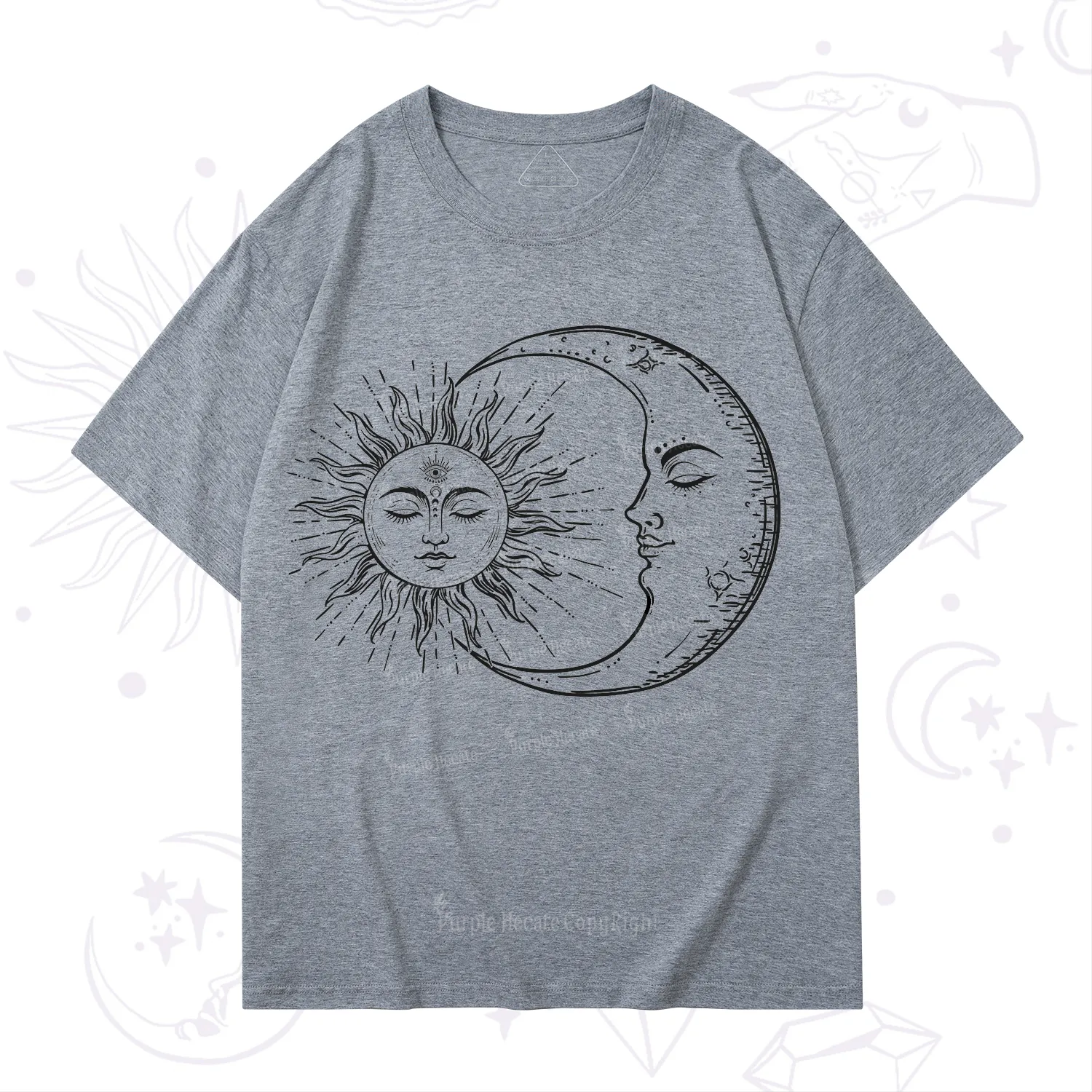 Purplehecate The Moon And The Sun T-Shirt