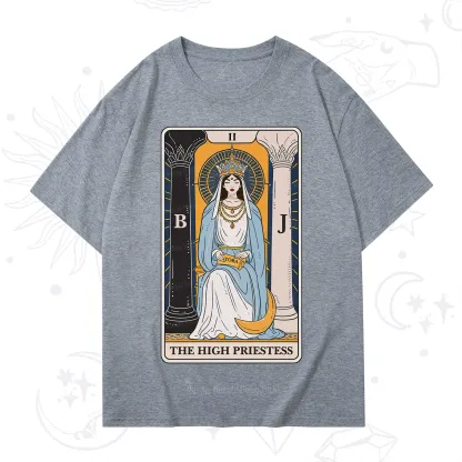 Purplehecate The High Priestess Tarot Card T-Shirt