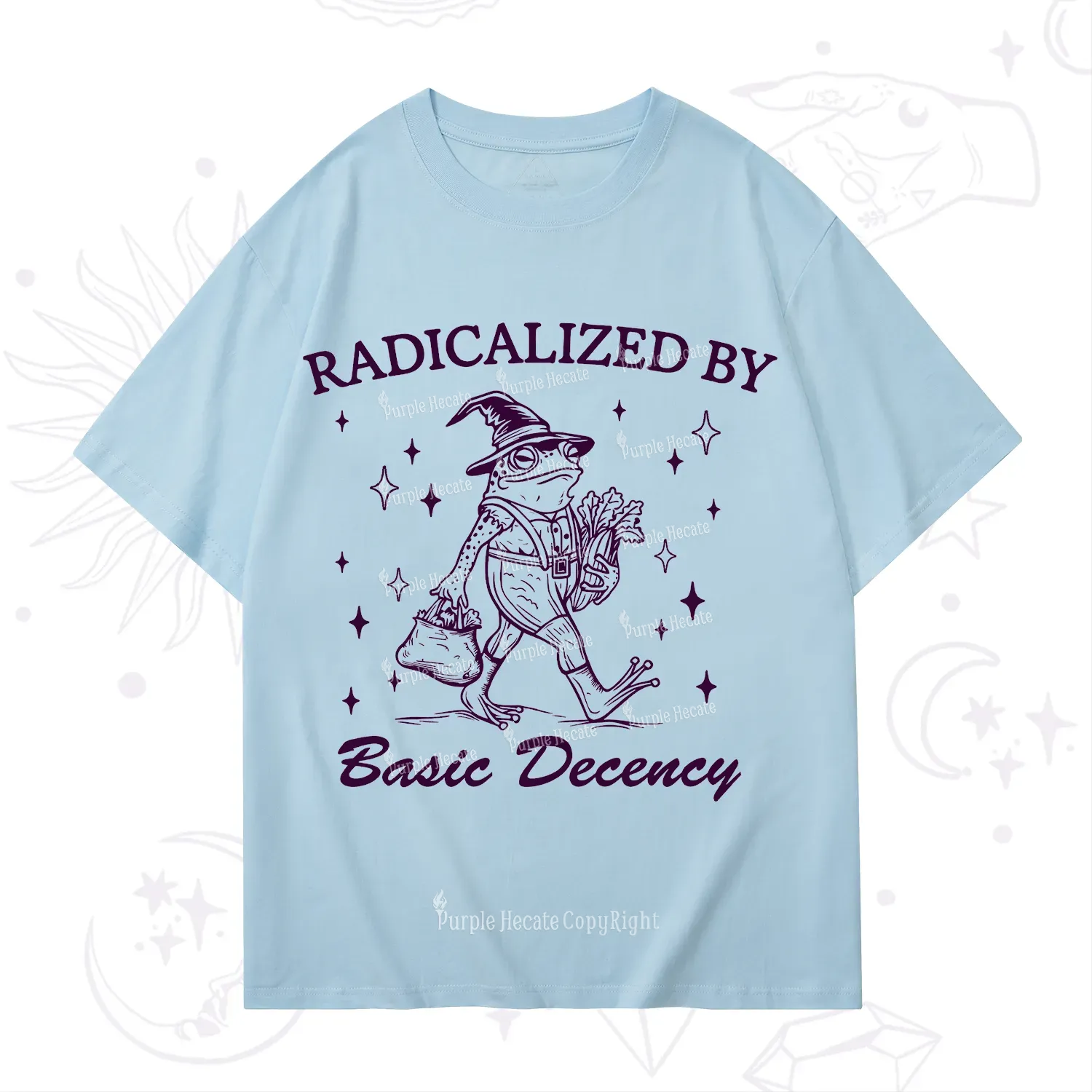 Purplehecate Radicalized By Basic Decency T-Shirt