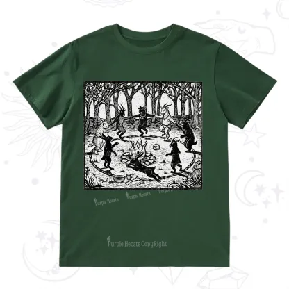 Purplehecate Woodland Rites of the Black Goat T-Shirt