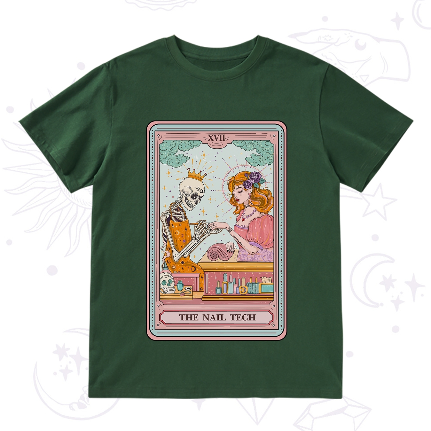 Purplehecate The Nail Tech Life Tarot T-Shirt
