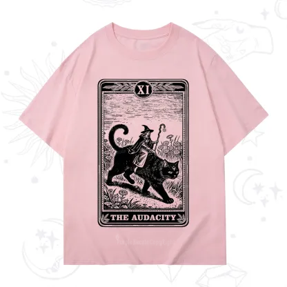 Purplehecate The Audacity Wizard Cat Tarot T-Shirt