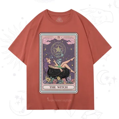 Purplehecate The Witch Tarot Card T-Shirt