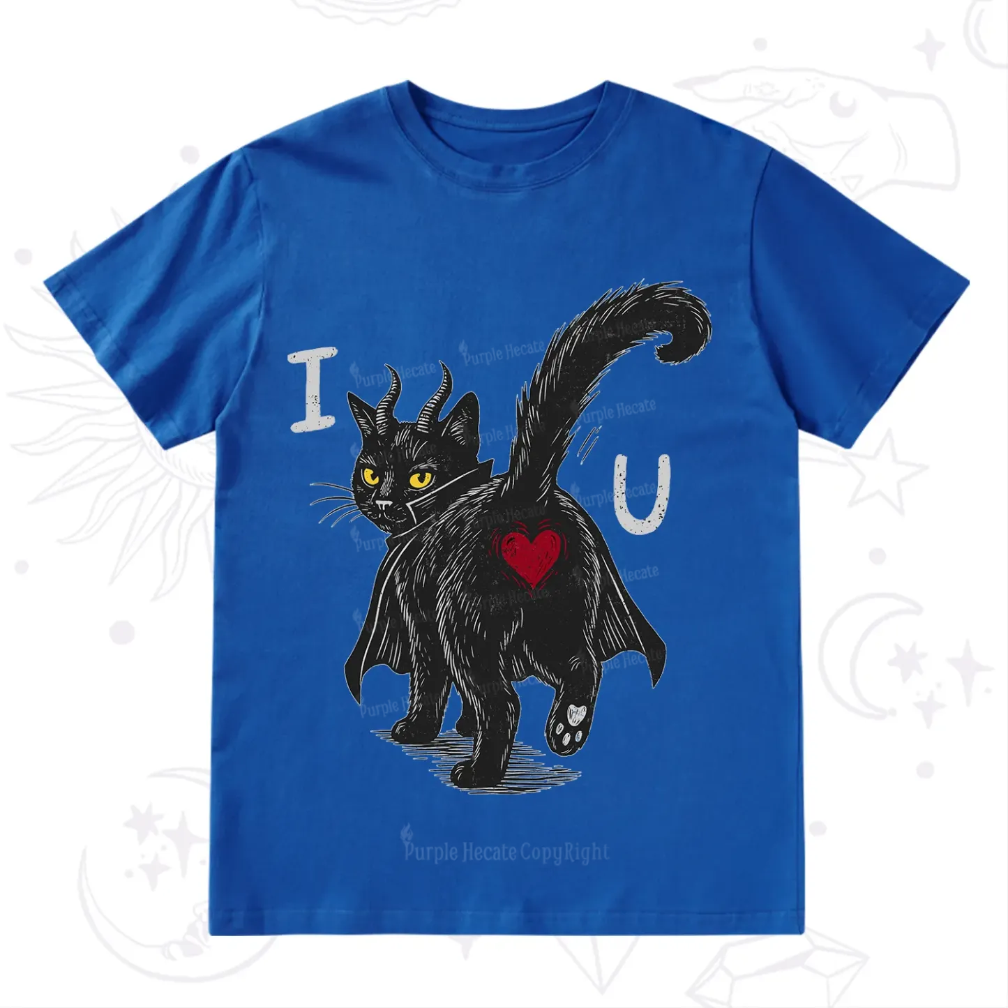 Purplehecate Bad Bad Evil Cat T-Shirt