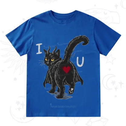 Purplehecate Bad Bad Evil Cat T-Shirt