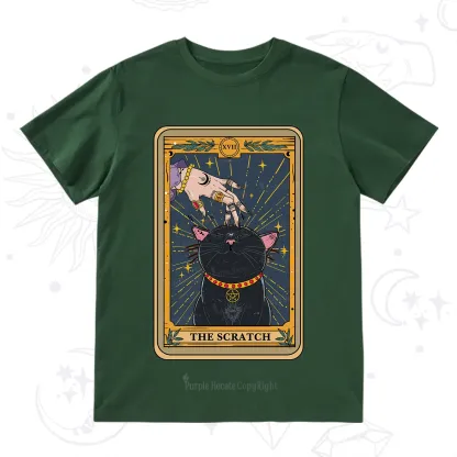 Purplehecate The Scratch Cat Tarot T-Shirt